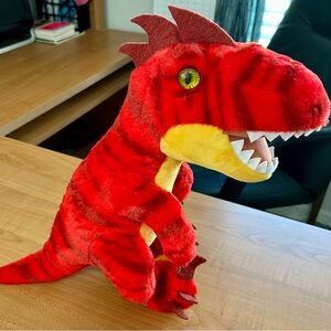 Build a bear dinosaur velociraptor T. rex sounds roars plush toy